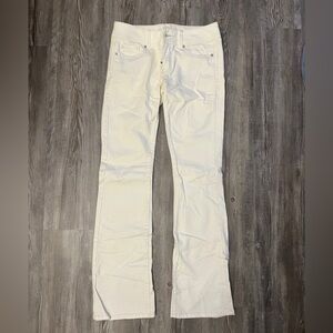 White Boot Cut Jeans